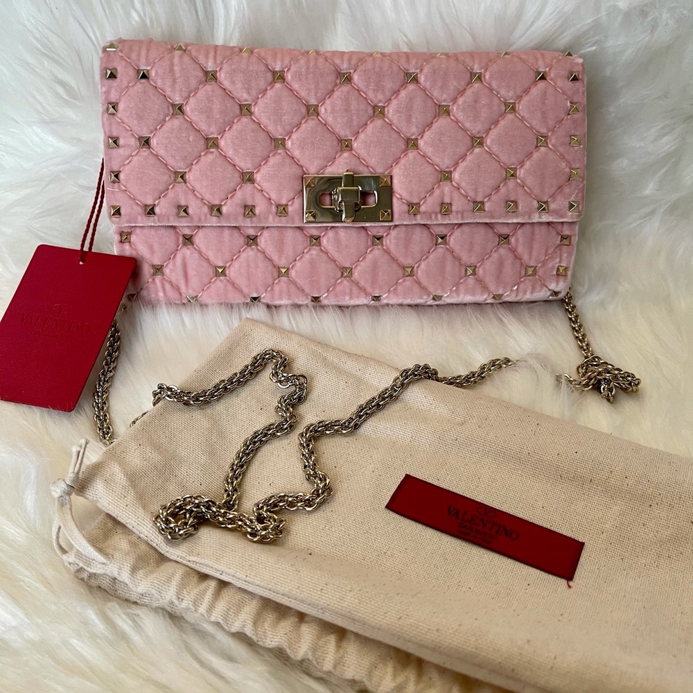 Authentic Valentino Rockstud WOC/Clutch/Crossbody